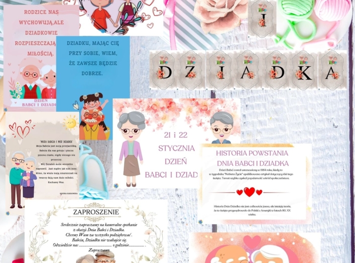 DZIEŃ BABCI I DZIADKA - DEKORACJE