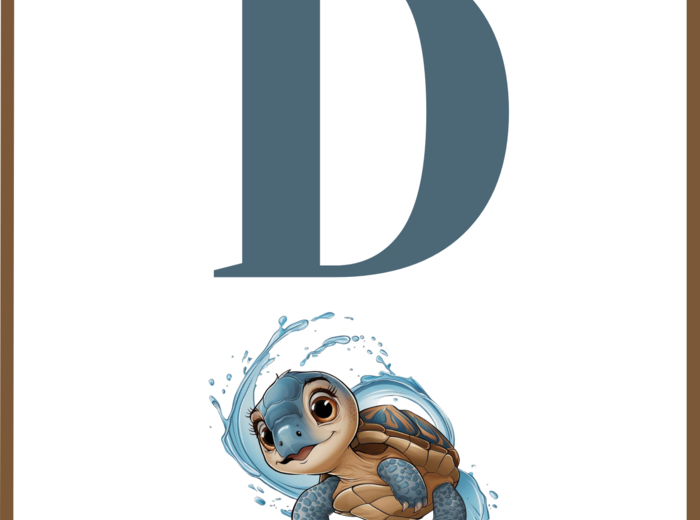 DZIEŃ ŻÓŁWIA – girlanda – napis – gazetka – wersja 2