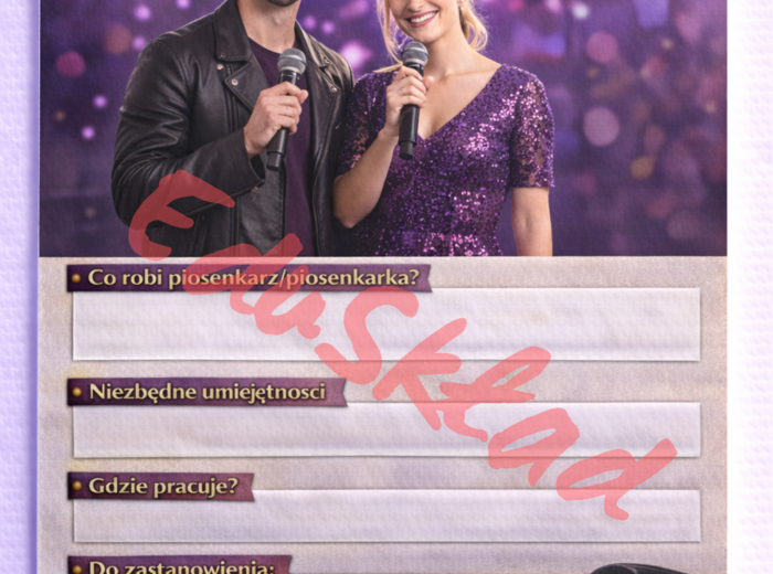 Karty zawodów „Zawód tygodnia” – do uzupełniania przez uczniów ✍️