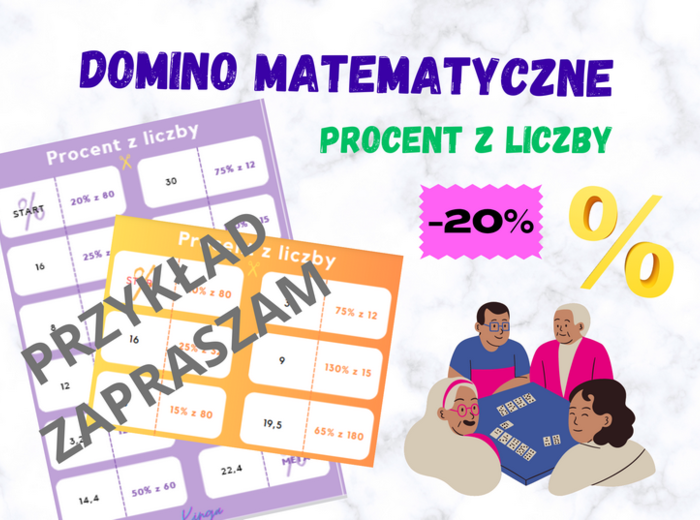 Domino - Procent z liczby.