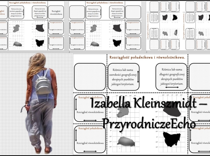 Notatka okienkowa/stacja zadaniowe/notatka interaktywna/notatka graficzna/karta pracy/sketchnotka „Czym są współrzędne geograficzne?”, „Rozciągłość równoleżnikowa i południkowa” w pdf. Geografia 6 , dział „Współrzędne geograficzne”. Materiał wykonany na 