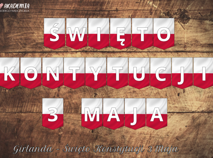 Girlanda - ŚWIĘTO KONSTYTUCJI 3 MAJA