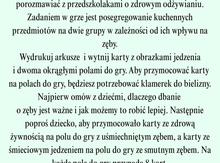 GRY EDUKACYJNE - ŚWIATOWY DZIEŃ ZDROWIA