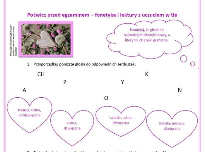 Powtórz przed egzaminem - fonetyka i lektury z uczuciem w tle
