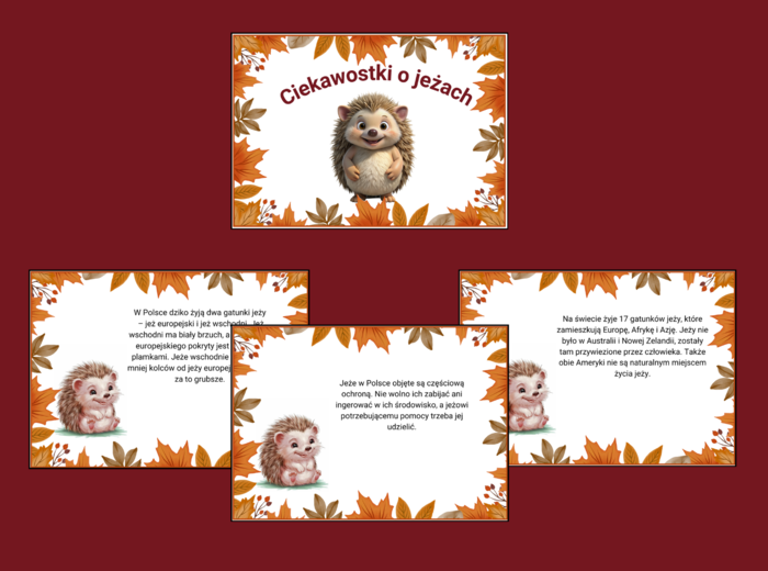 DZIEŃ JEŻA – biblioteka – świetlica – gazetka – 16 stron - wersja 2