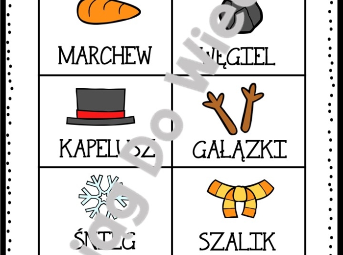 Zima - Jak ulepić bałwana