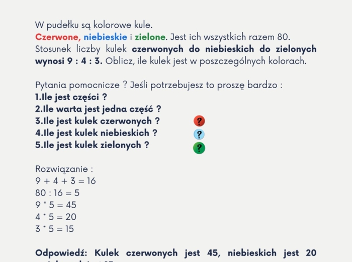 PROPORCJONALNOŚĆ - z Matixem do E8