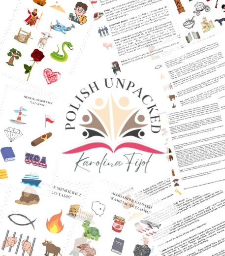 36 kart pracy: Ikony (obrazki, symbole) do wszystkich lektur + odpowiedzi egzamin ósmoklasisty.