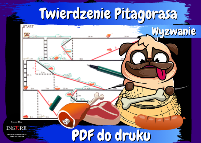 Wyzwanie - Twierdzenie Pitagorasa. Gra matematyczna.