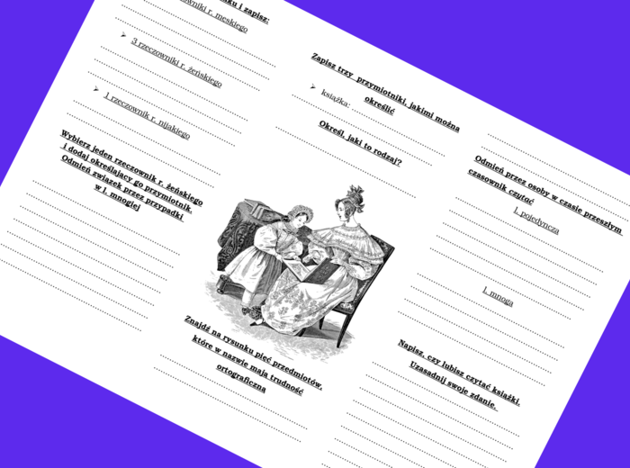 Lubię czytać książki! ćwiczenia - gramatyka - ortografia