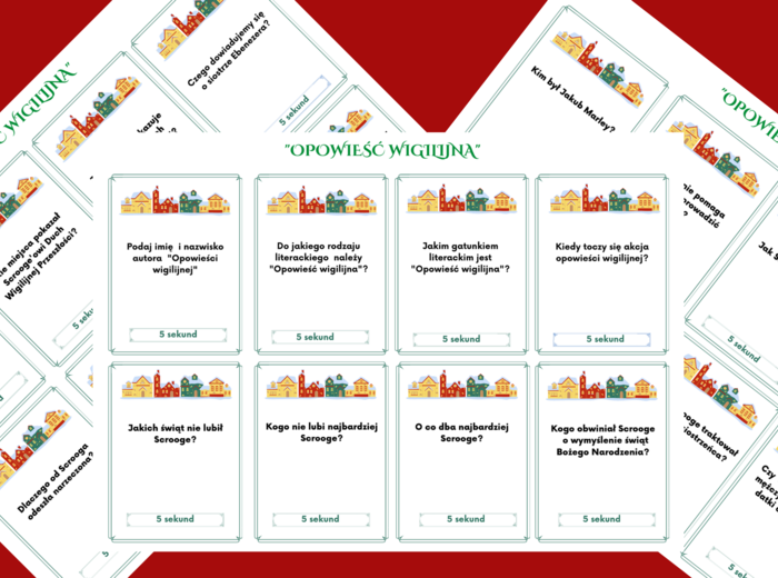 "OPOWIEŚĆ WIGILIJNA" – gra „5 sekund”