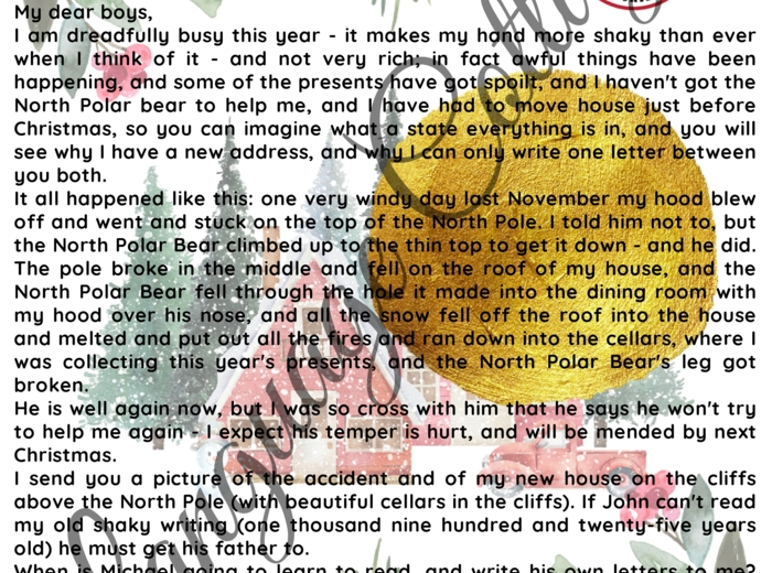 Christmas worksheet B1-B2