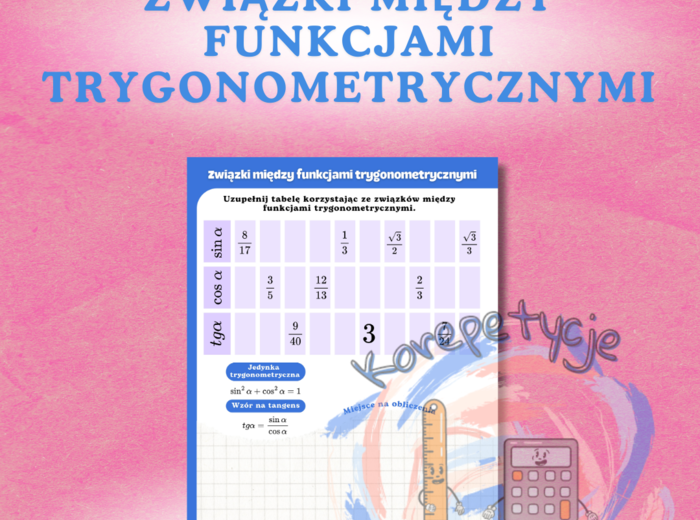 Związki między funkcjami trygonometrycznymi