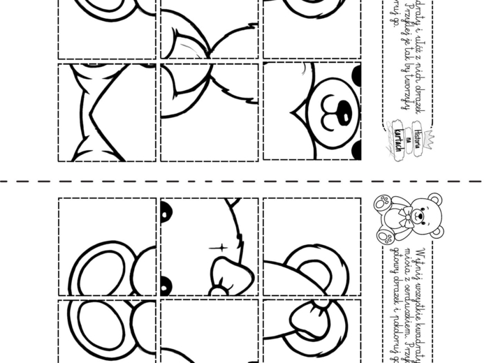 Dzień Pluszowego Misia - wklejka/karta pracy