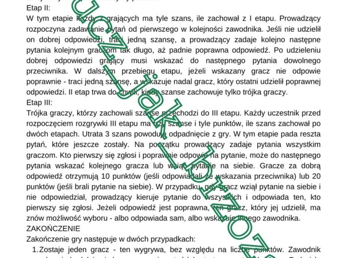 Jeden z dziesięciu, 1 z 10, konkurs matematyczny