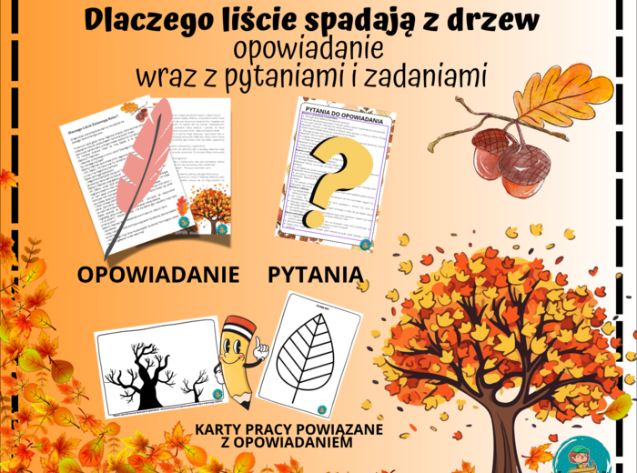DZIEŃ DRZEWA - opowiadanie, pytania i karty pracy