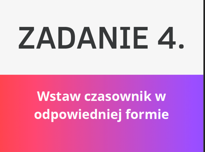 Ćwiczenia online Present Simple