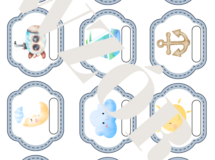 Morska paczka -plansze i pomoce oraz kalendarz z krabem