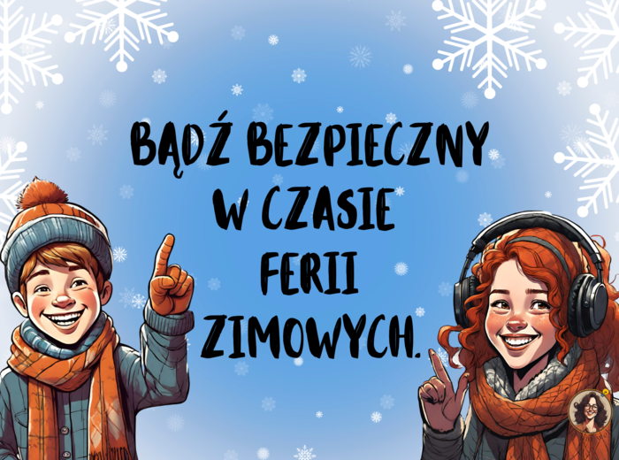 Gazetka "Bezpieczne ferie".