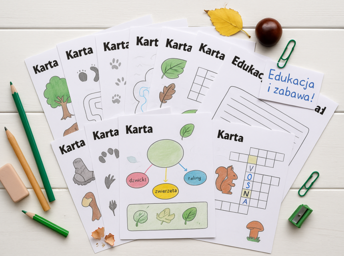 Karty pracy „Wędrówka przez las”