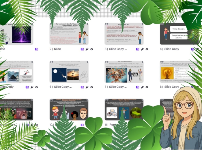 Prezentacja multimedialna w genial.ly „Jak mogę zadbać o mój dobrostan?". Edukacja zdrowotna. Klasa 7. Dział „Nasze zdrowie psychiczne".