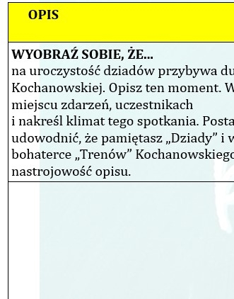 OPOWIADANIE TWÓRCZE- ĆWICZENIE POSZCZEGÓLNYCH ELEMENTÓW TWÓRCZYCH