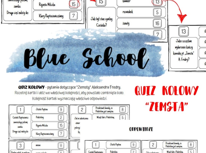 Quiz kołowy - "Zemsta"