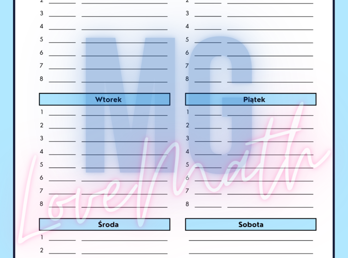 Planer 2025/2026 dla nauczyciela lub wychowawcy