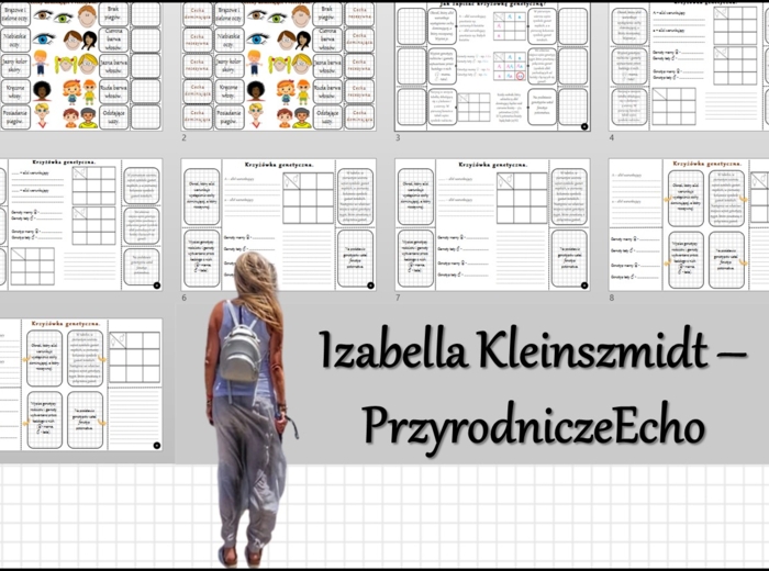 Notatka okienkowa/stacja zadaniowe/notatka/notatka graficzna/karta pracy/sketchnotka „Dziedziczenie cech u człowieka”, „Krzyżówki genetyczne”, „Jak zapisać krzyżówkę genetyczną?” w pdf. Biologia 8 dział „Genetyka”. Materiał wykonany na podstawie podręczn