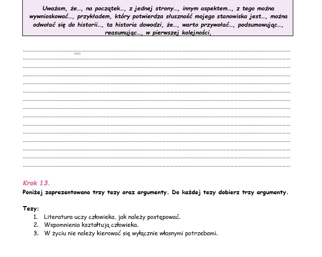 25 kroków do rozprawki