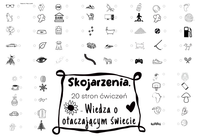 Gra w skojarzenia - karty pracy, ćwiczenia