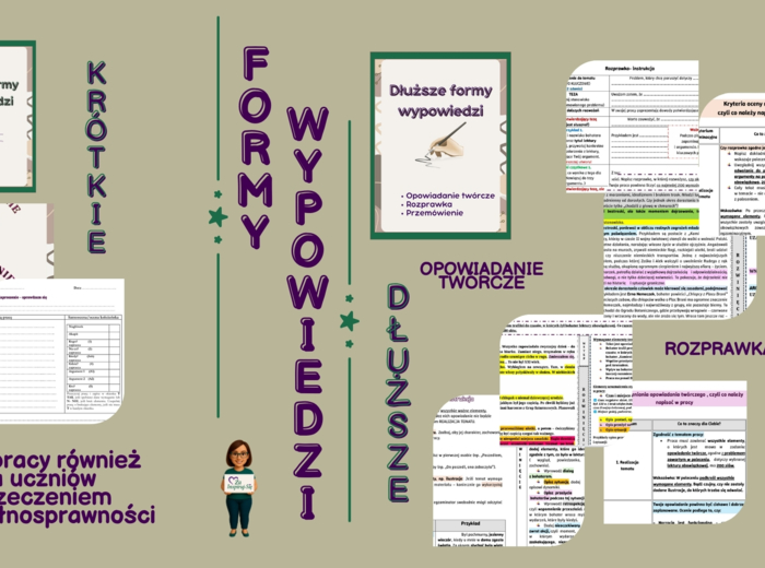 Egzamin ósmoklasisty z języka polskiego - kompleksowy zestaw do powtórzeń Paka z Polaka