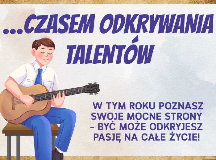 TEN ROK SZKOLNY BĘDZIE... - gazetka motywacyjna na rozpoczęcie roku szkolnego, grafika XXL