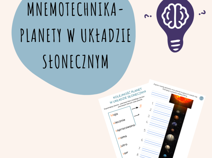 PLANETY - MNEMOTECHNIKA