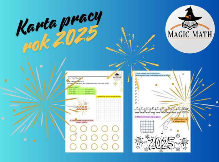 Karta pracy matematyka - rok 2025