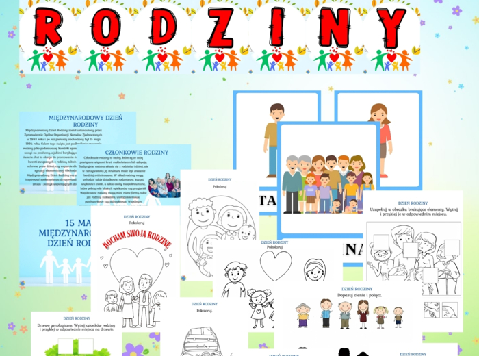 PAKIET MATERIAŁÓW NA MAJ WEDŁUG KALENDARZA ŚWIĄT I DNI NIETYPOWYCH