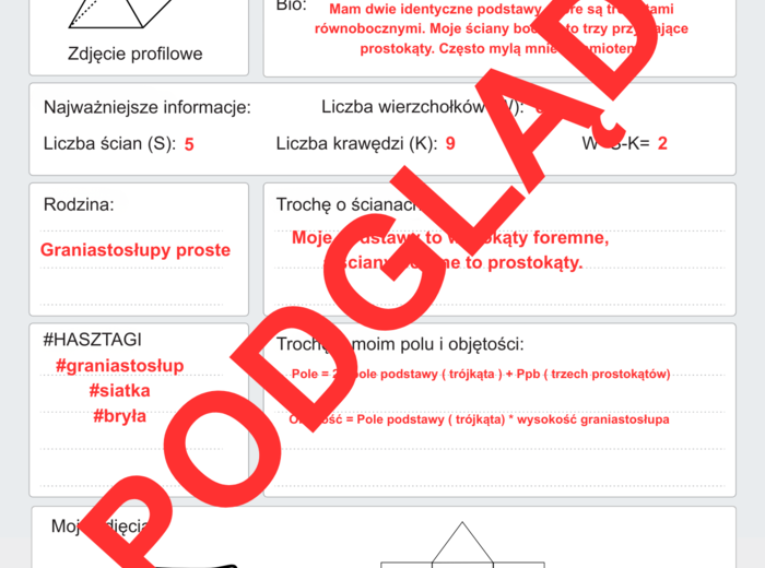 GeoBook - bryły na portalu społecznościowym