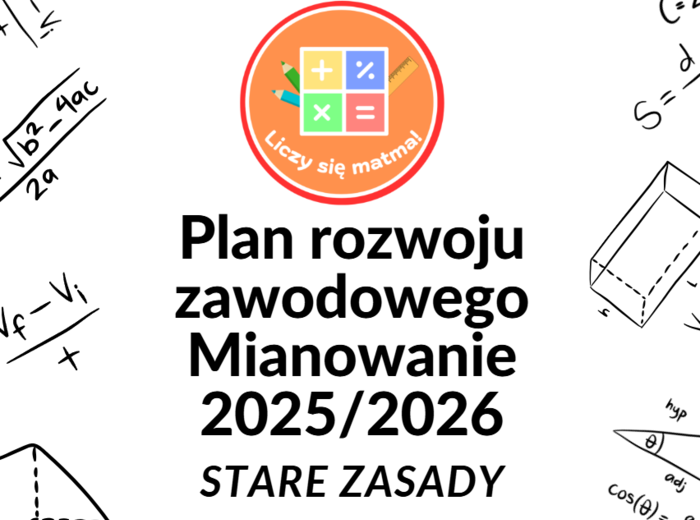 🧾 Plan rozwoju zawodowego nauczyciela kontraktowego na stopień nauczyciela mianowanego 2025/2026 - STARE ZASADY