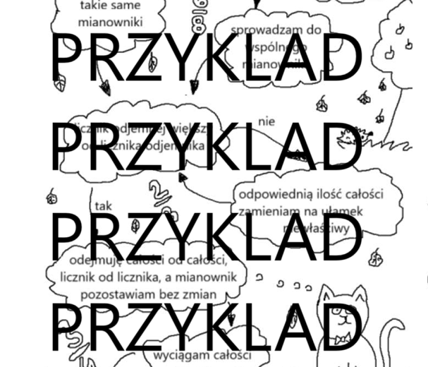 Algorytm 0dejmowania ułamków zwykłych