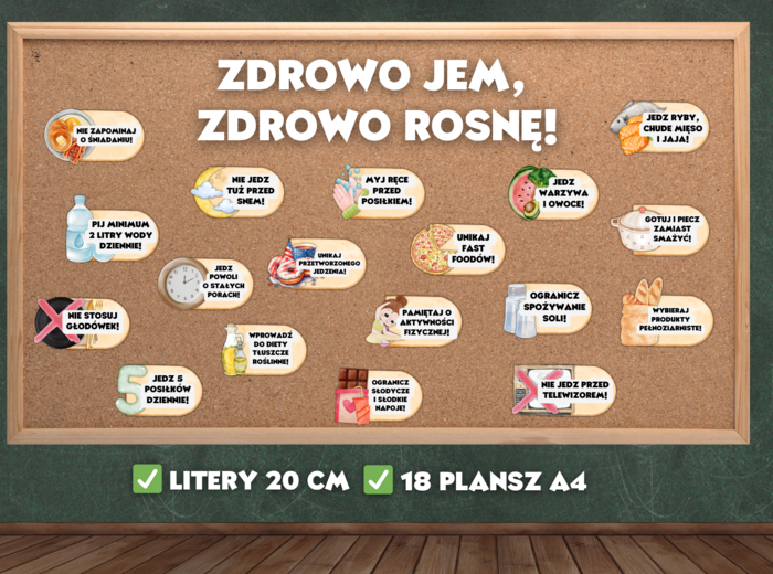 ZDROWO JEM, ZDROWO ROSNĘ! Gazetka szkolna
