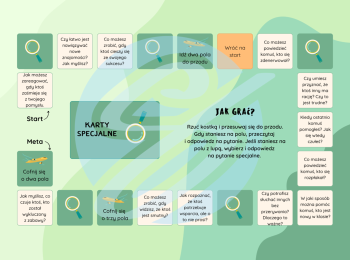 Empatia – gra planszowa rozwijająca umiejętności społeczne