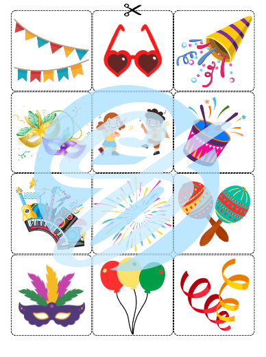 Memory na Sylwestra – Edukacyjne Karty do Zabaw Sylwestrowych dla Przedszkolaków