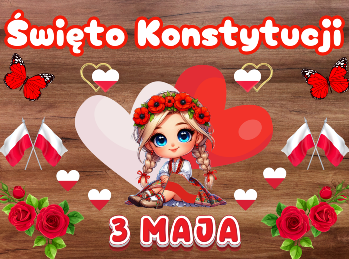 ŚWIĘTO KONSTYTUCJI 3 MAJA DEKORACJA