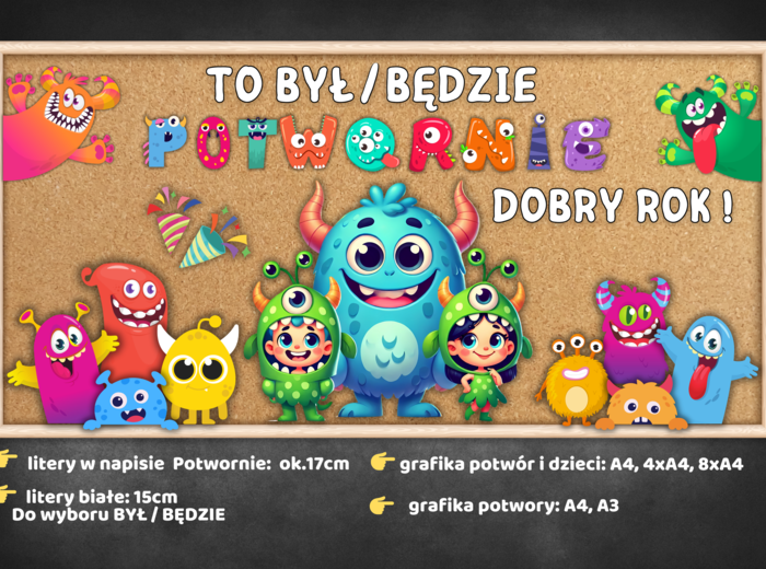 TO BYŁ / TO BĘDZIE POTWORNY DOBRY ROK - Dekoracja