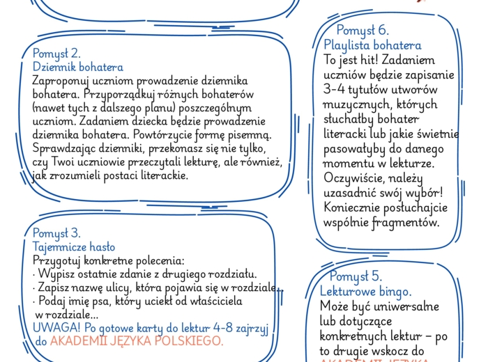 Chłopcy z Placu Broni. Tajemnicze hasło. Pomysł na zaangażowanie czytelnicze uczniów