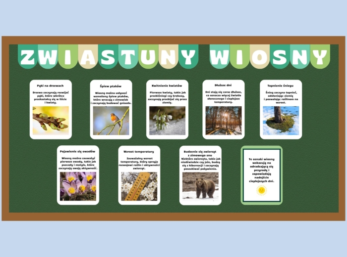 Gazetka "Zwiastuny wiosny"