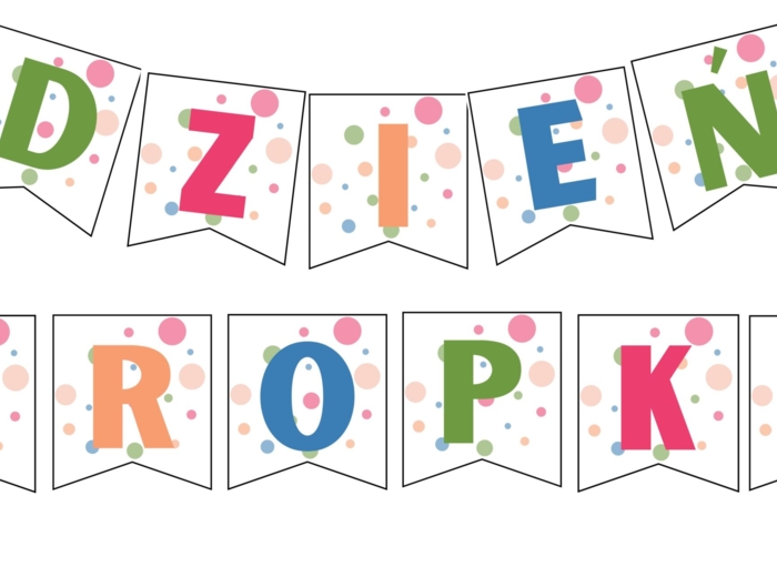 GIRLANDA DZIEŃ KROPKI
