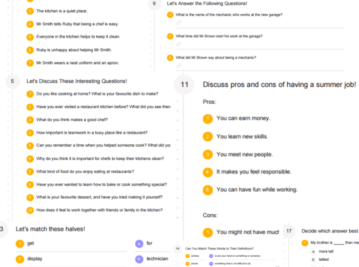 Junior Explorer 5 – Unit 2 – karta pracy