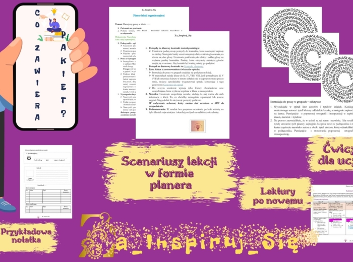 Scenariusz lekcji jęz. polskiego dla klas IV-VIII- lekcje na początek roku szkolnego