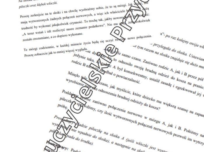 Warsztat dla rodziców / nauczycieli "Mówię, jakby do ściany!"- scenariusz, prezentacja, plakaty, karty pracy, ulotki